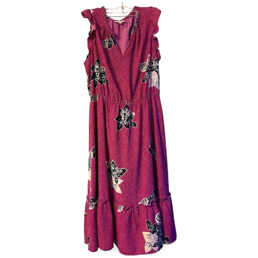Loft Outlet Floral Maxi Dress XL